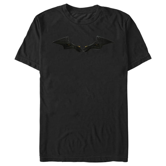 Men's The Batman Black Armor Batarang Graphic Tee Black Medium
