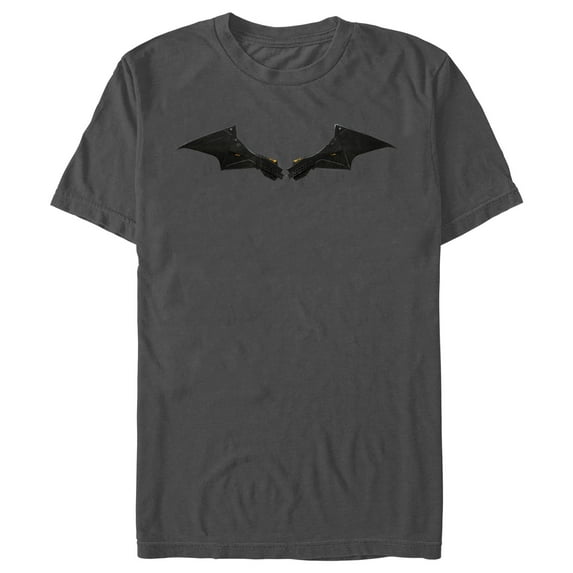 Men's The Batman Black Armor Batarang Graphic Tee Charcoal 3X Large