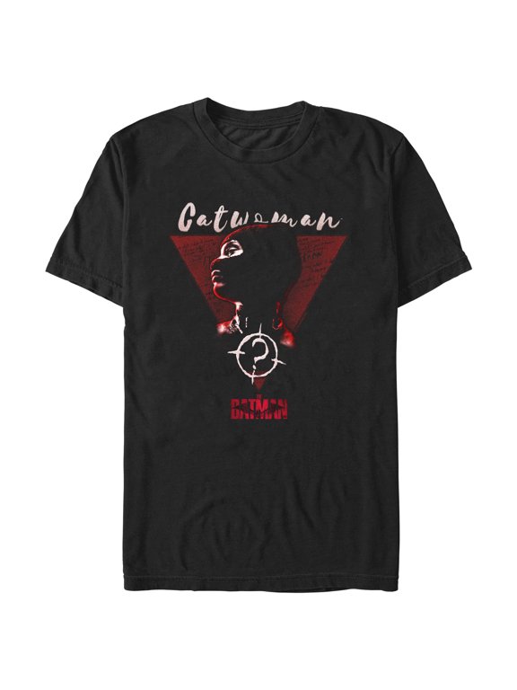 Men's The Batman Catwoman Poster Graphic Tee Black X Large