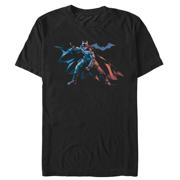 Men's The Batman Hero Pose  Graphic Tee Black Medium