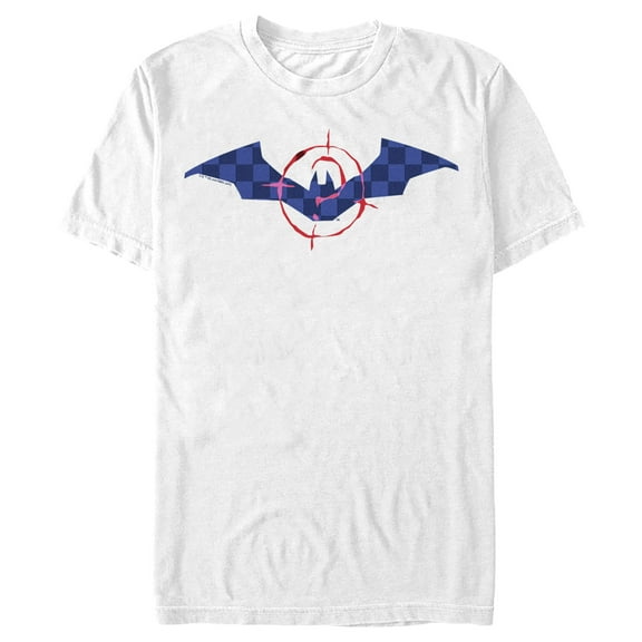 Men's The Batman In Riddler Sight  Graphic Tee White Large