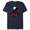 thumbnail image 1 of Men's The Batman Moonlit Batmobile  Graphic Tee Navy Blue Medium, 1 of 5