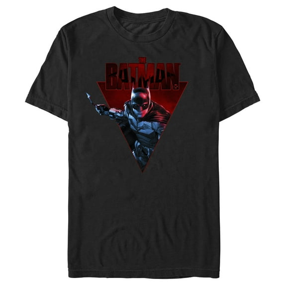 Men's The Batman Ready for Action Graphic Tee Black Large