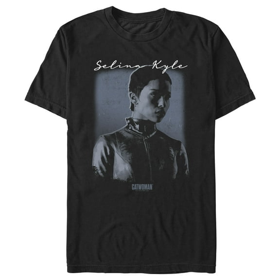 Men's The Batman Selina Kyle  Graphic Tee Black Large