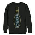 thumbnail image 1 of Men's The Big Lebowski Bowling Neon Light Print  Sweatshirt Black Small, 1 of 3