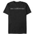 thumbnail image 1 of Men's The Big Lebowski Classic Logo  Graphic Tee Black Small, 1 of 4