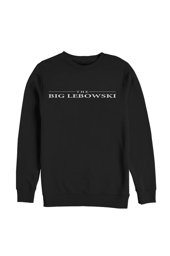 Men's The Big Lebowski Classic Logo Sweatshirt Black Medium