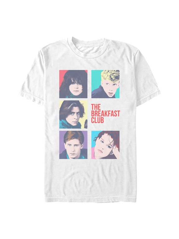Men's The Breakfast Club Pop Art Character Portraits Graphic T-Shirt