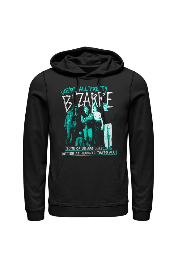 Men's The Breakfast Club We're All Bizarre Pull Over Hoodie Black Medium