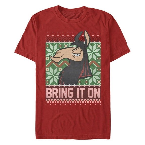 Men's The Emperor's New Groove Christmas Bring It On  Graphic T-Shirt