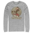 thumbnail image 1 of Men's The Emperor's New Groove Kuzco No Touchy  Long Sleeve Shirt Athletic Heather Small, 1 of 3