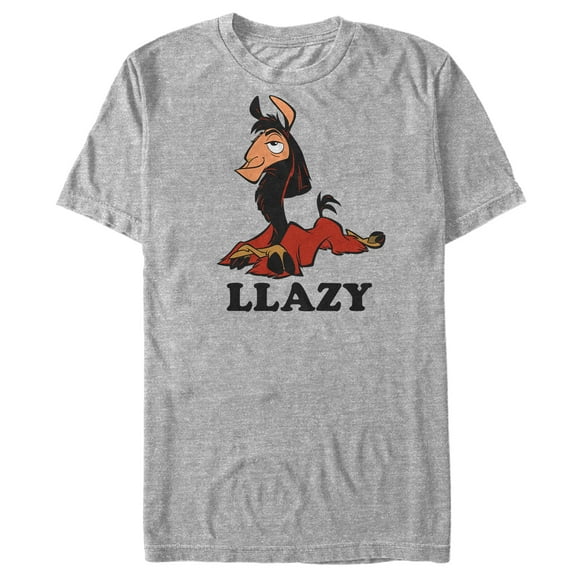 Men's The Emperor's New Groove Lazy Llama Graphic Tee Athletic Heather X Large