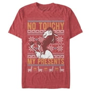 Men's The Emperor's New Groove The Emperor's New Groove Kuzco No Touchy Graphic Tee Red Heather Large