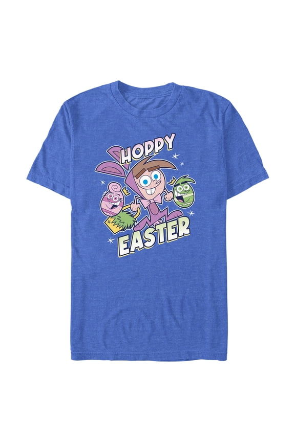Men's The Fairly OddParents Hoppy Easter Timmy Turner Graphic Tee Royal Blue Heather X Large