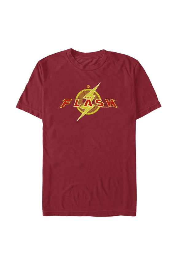 Men's The Flash Animated Logo Graphic Tee Cardinal 3X Large