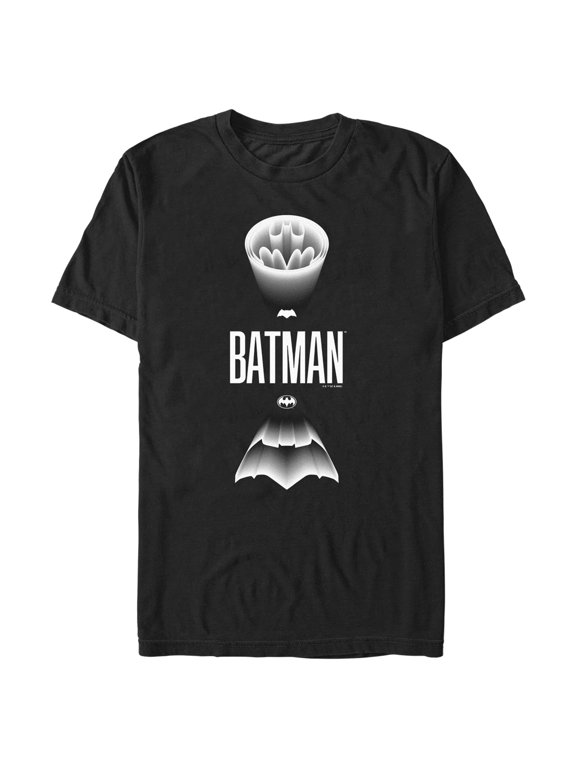 Men's The Flash Bat Evolution Logos Graphic Tee Black Large