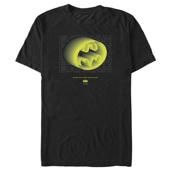 Men's The Flash Batman Signal Light Graphic Tee Black Medium