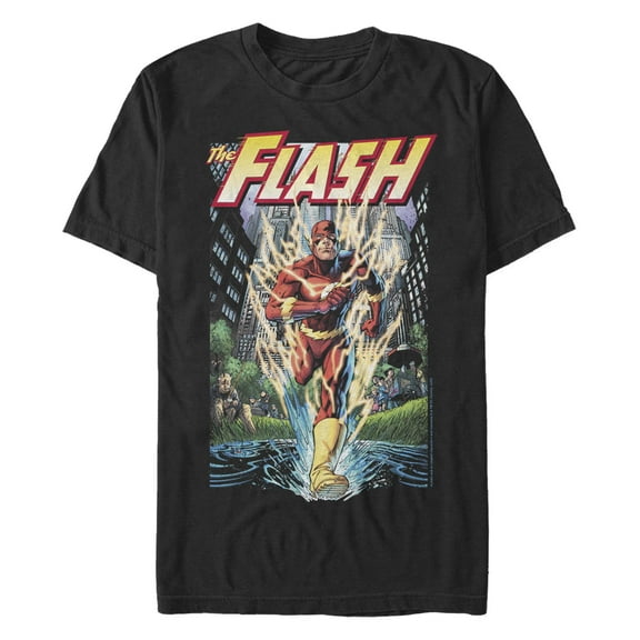 Men's The Flash City Run Poster  Graphic T-Shirt