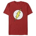 thumbnail image 1 of Men's The Flash Classic Logo  Graphic Tee Red X Large, 1 of 4