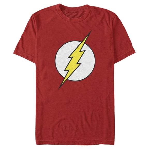 Men's The Flash Classic Logo Graphic Tee Red X Large