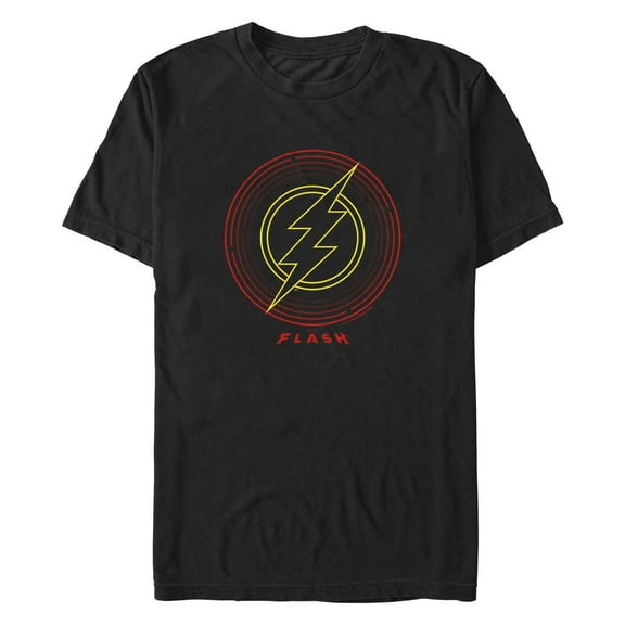 Men's The Flash Lightning Bolt Neon Graphic T-Shirt