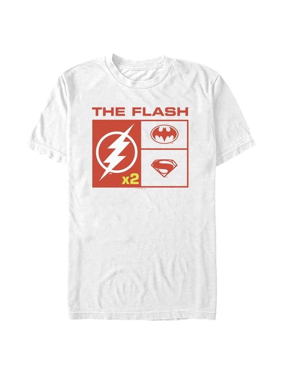 Men's The Flash Team Icons Graphic Tee White Small