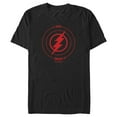 thumbnail image 1 of Men's The Flash Time Travel Lightning Bolt Graphic Tee Black X Large, 1 of 5