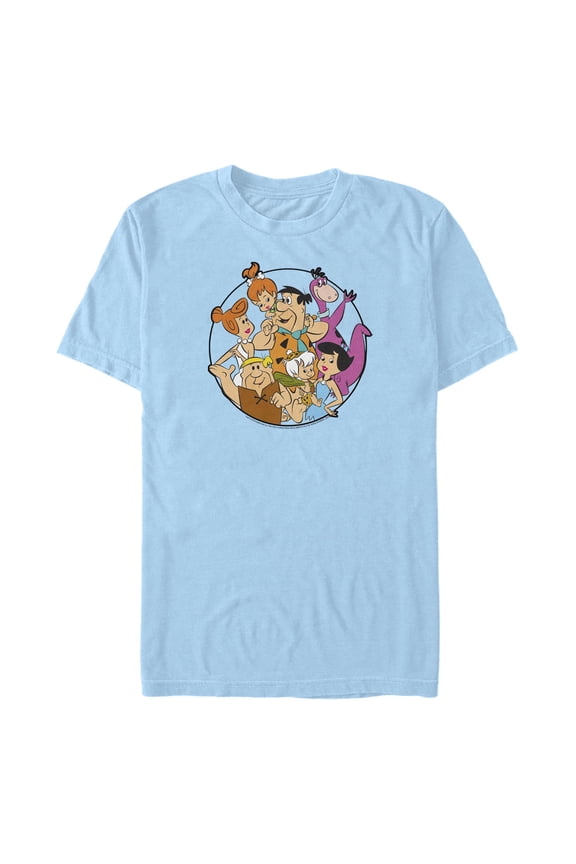 Men's The Flintstones Circled Neighbors Graphic T-Shirt
