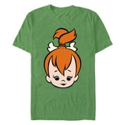 Mens The Flintstones Pebbles Happy Face Graphic T-Shirt