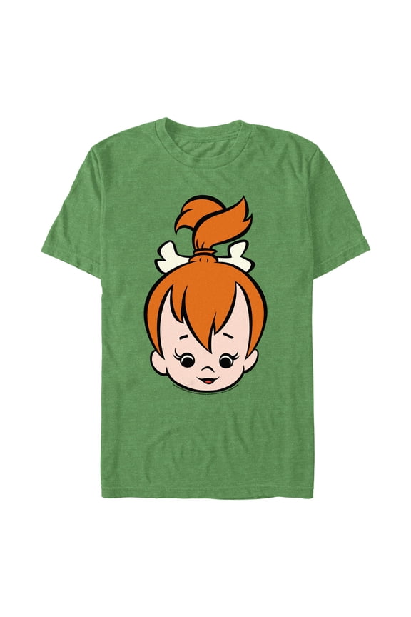 Men's The Flintstones Pebbles Happy Face Graphic T-Shirt