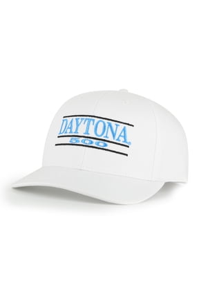 Men's The Game White Daytona 500 Bar Mid-Pro Adjustable Hat