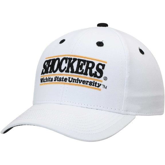 Men's The Game White Wichita State Shockers Classic Bar Structured Adjustable Hat - OSFA
