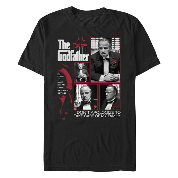 Men's The Godfather I Don't Apologize  Graphic T-Shirt