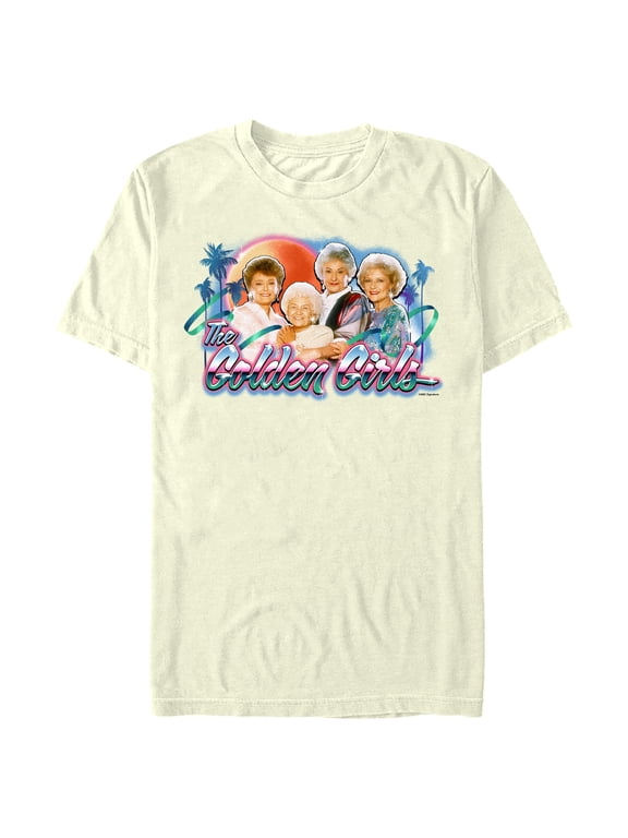 Men's The Golden Girls 80s Graffiti Portrait Graphic T-Shirt