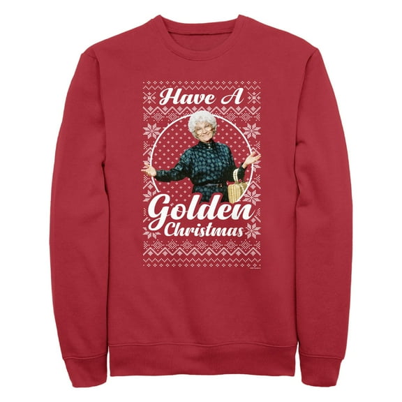 Men's The Golden Girls Ugly Christmas Sophia Portrait  Sweatshirt