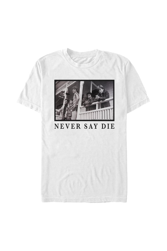 Men's The Goonies Never Say Die Photo Graphic T-Shirt