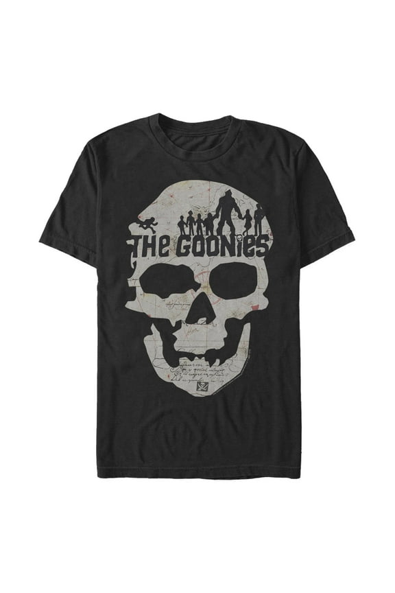 Men's The Goonies Skull Map Logo Graphic T-Shirt