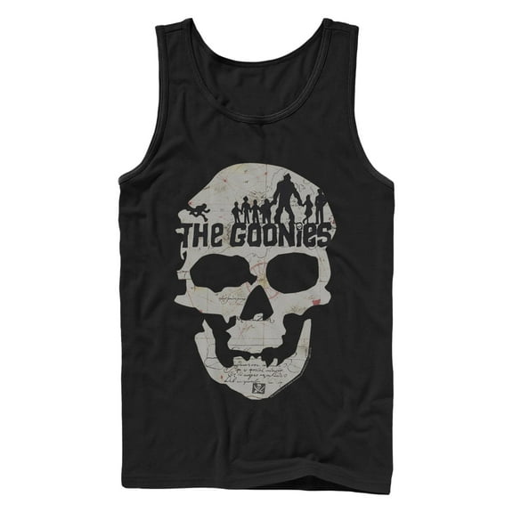 Men's The Goonies Skull Map Logo  Tank Top