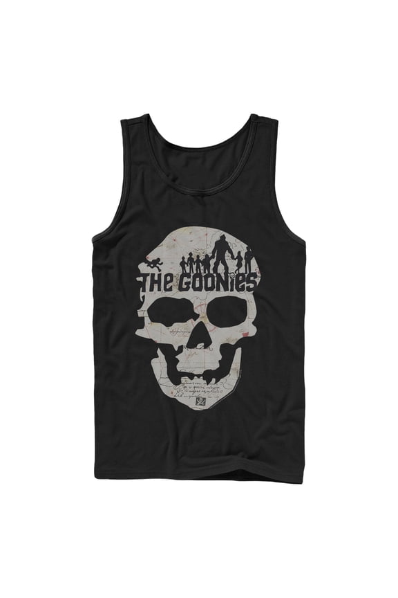 Men's The Goonies Skull Map Logo Tank Top