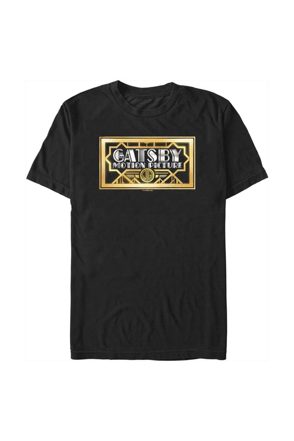 Men's The Great Gatsby Official Logo Graphic Tee Black 2X Large