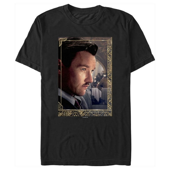 Men's The Great Gatsby Tom Buchanan Poster  Graphic Tee Black 3X Large