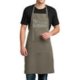 thumbnail image 1 of Men's The Grillfather Funny BBQ Apron - Khaki, 1 of 1