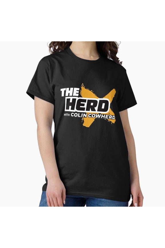 Men's The Herd With Colin Cowherd Funny Logo - Great Gift Idea G8022 Unisex T-Shirt, Up to Size 5XL