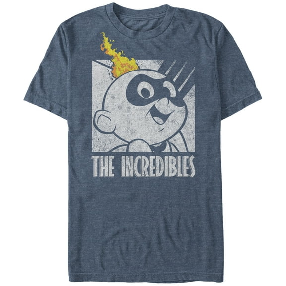 Men's The Incredibles 2 Jack-Jack Powers  Graphic Tee Navy Blue Heather 4X Large