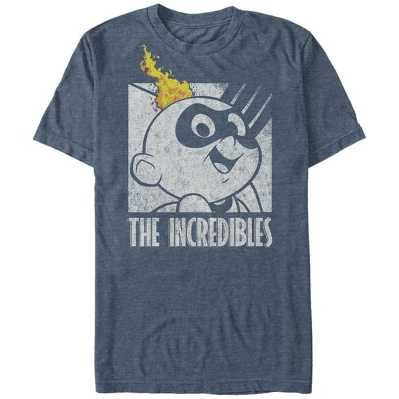 Men's The Incredibles 2 Jack-Jack Powers Graphic Tee Navy Blue Heather X Large