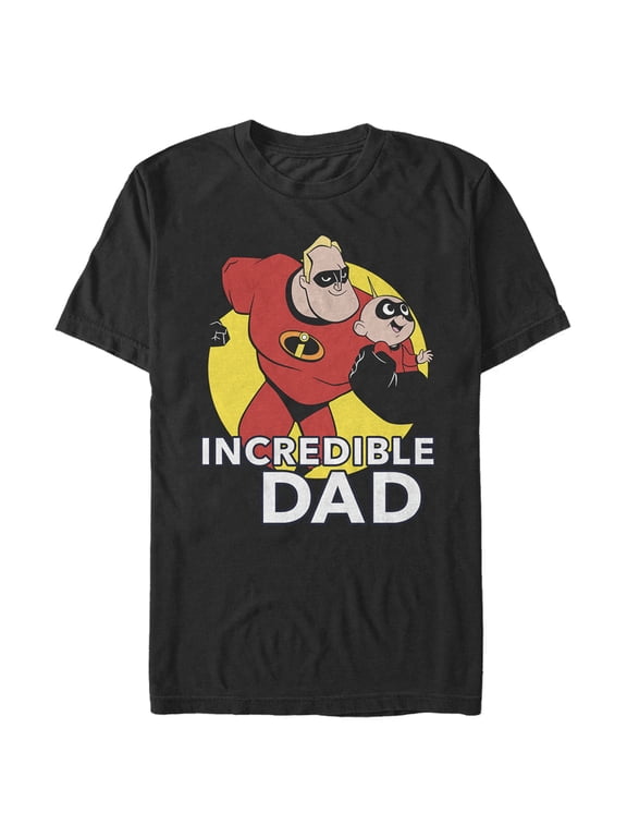 Men's The Incredibles 2 Jack-Jack and Mr. Incredible Best Dad Graphic Tee Black 3X Large