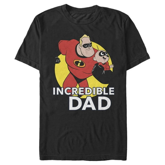 Men's The Incredibles 2 Jack-Jack and Mr. Incredible Best Dad Graphic Tee Black X Large