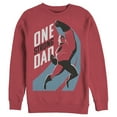 thumbnail image 1 of Men's The Incredibles 2 One Strong Dad Mr. Incredible  Sweatshirt Red Large, 1 of 4
