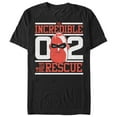 thumbnail image 1 of Men's The Incredibles 2 To the Rescue  Graphic Tee Black Small, 1 of 4