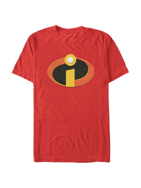 Men's The Incredibles Classic Logo Graphic Tee Red Medium